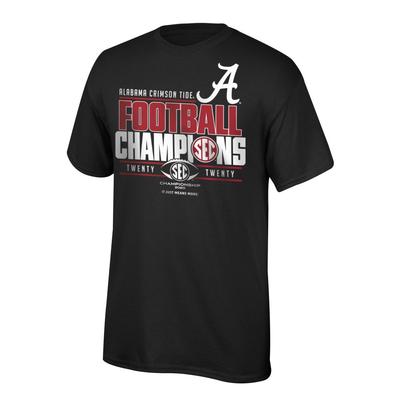 Alabama 2020 SEC Champions Short Sleeve Tee