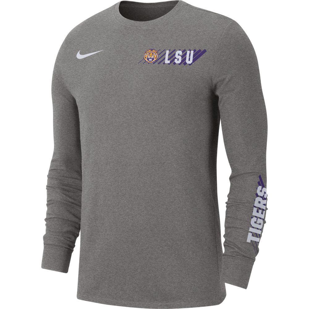 LSU | LSU Nike Men's Dri-Fit Long Sleeve Tee | Alumni Hall