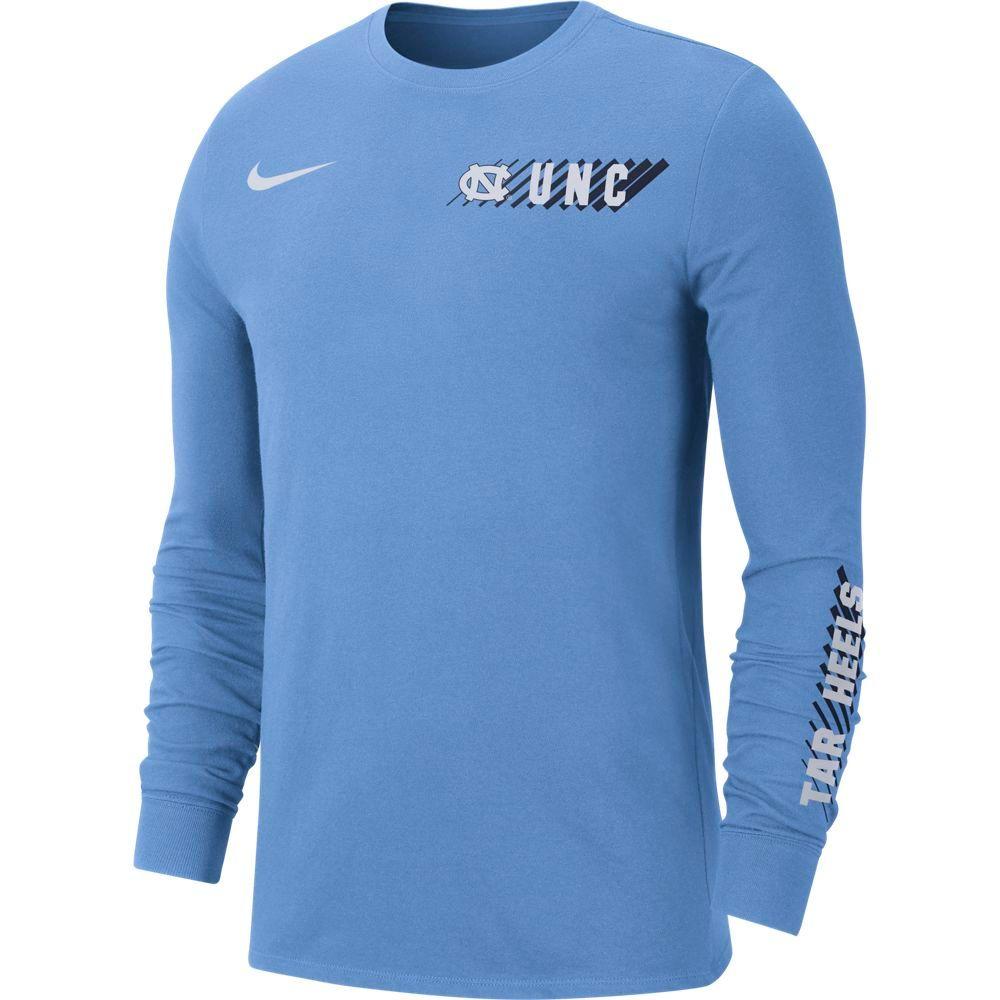 UNC Nike Men's Dri-Fit Long Sleeve Tee 