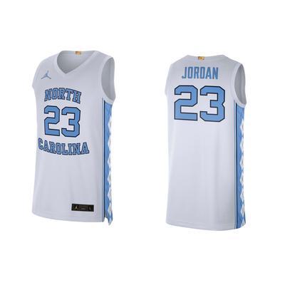 UNC Jordan Brand #23 Michael Jordan Limited Home Jersey
