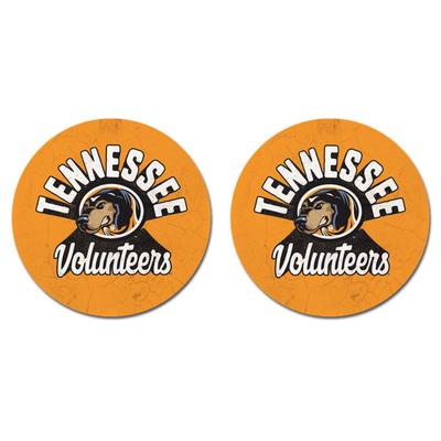 Tennessee Legacy 2pk Retro Car Coasters