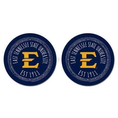 ETSU Legacy 2pk Southern Pastime Car Coasters