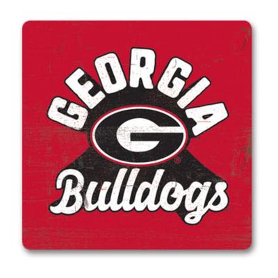 Georgia Legacy Retro Wood Magnet