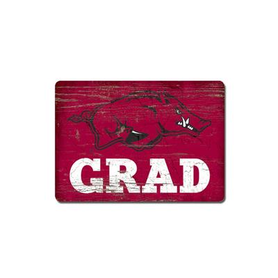 Arkansas Legacy Rectangle Wood Magnet