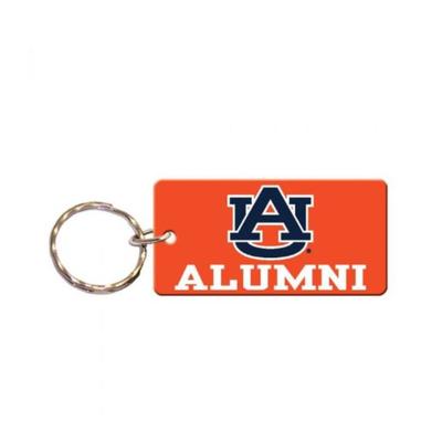 Auburn Rectangle Alumni Key Chain