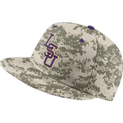 LSU Nike Aero True Fitted Baseball Hat