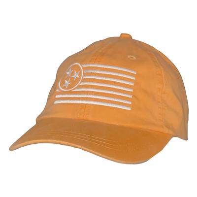 Tennessee Women's White Tristar Flag Adjustable Hat