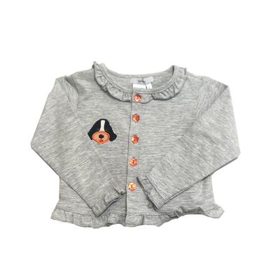 Ishtex Girls Grey Long Sleeve Cardigan