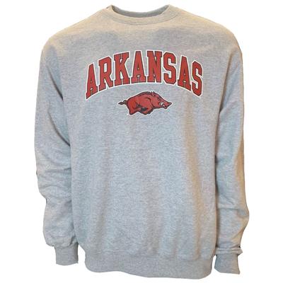 Arkansas Champion Arch Logo Fleece Crew