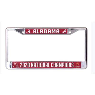 Alabama 2020 National Champions License Plate Frame