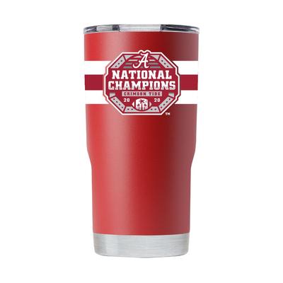 Alabama GTL 2020 National Champions Crimson 20 oz Tumbler