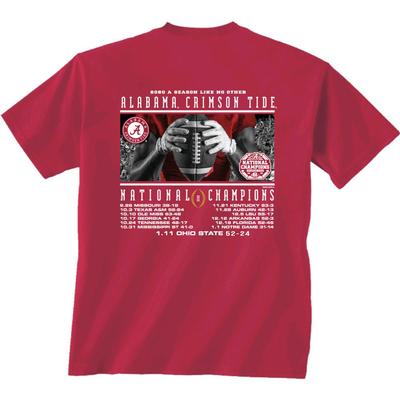 Alabama 2020 National Champions Youth Score Tee