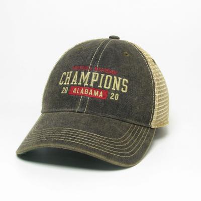 Alabama 2020 National Champions Legacy Trucker Hat
