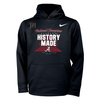Alabama 2020 National Champions YOUTH Nike Locker Room Hoody