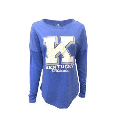 Kentucky Women's Tri-blend Off Shoulder Tee