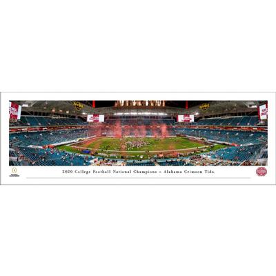 Alabama 2020 National Champions Panoramic 13.5