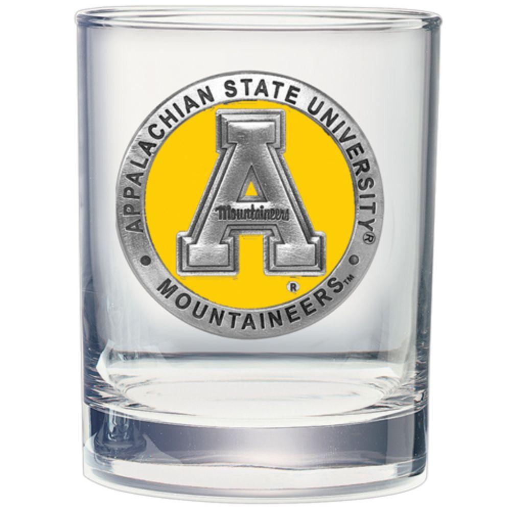  Appalachian State Heritage Pewter Old Fashioned Rock Glass