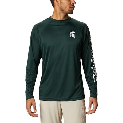 Michigan State Columbia Men's Terminal Tackle Long Sleeve Shirt