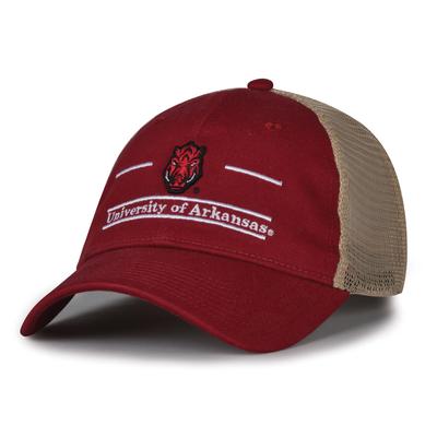 Arkansas The Game Hog Head Bar Mesh Hat