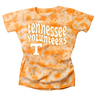Tennessee Wes and Willy Girls Tie Dye Retro Tee