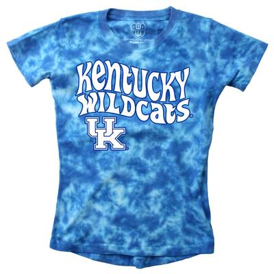 Kentucky Wes and Willy Girls Tie Dye Retro Tee