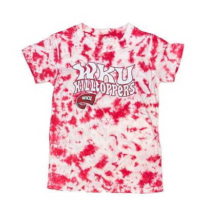 Western Kentucky Wes and Willy YOUTH Tie Dye Retro Tee
