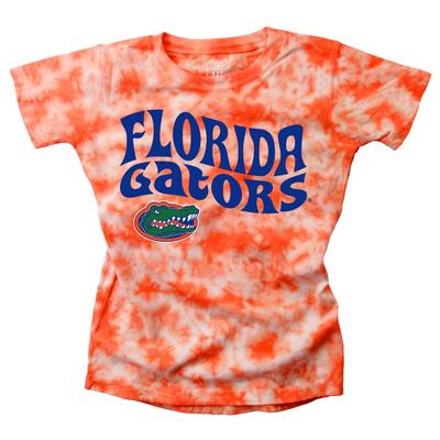 Florida Wes and Willy Girls Tie Dye Retro Tee