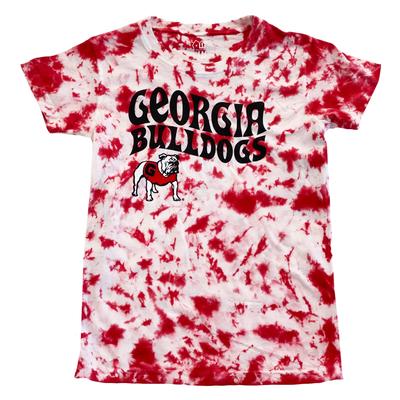 Georgia Wes & Willy Girls Tie Dye Retro Tee