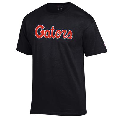 Florida Champion Gators Script Logo Tee