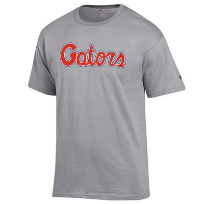 Florida Champion Gators Script Logo Tee