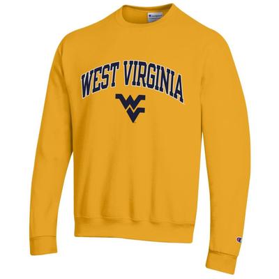 West Virginia Champion Arch Logo Fleece Crew