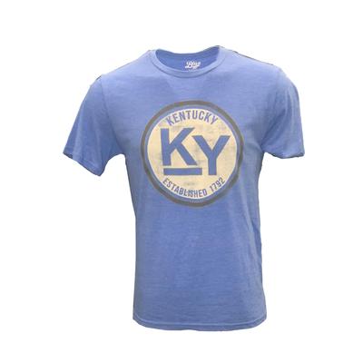 Kentucky Blue 84 Circle Triblend Short Sleeve Tee