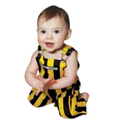Black and Gold Infant Game Bibs