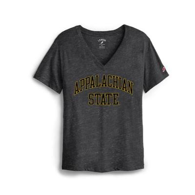 Appalachian State League Intramural Arch Boyfriend V-neck Tee