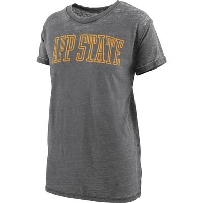 Appalachian State Pressbox Vintage Wash Short Sleeve Tee