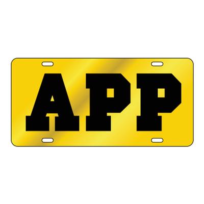 App State License Plate