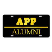  Appalachian State Black With Gold Alumni License Plate