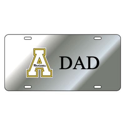 App State Logo Dad License Plate