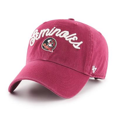 Florida State 47' Brand Women's Script Adjustable Clean Up Hat