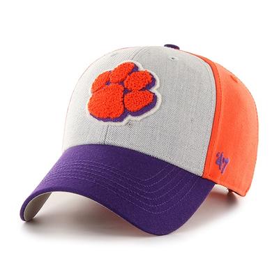 Clemson 47' Brand Felt 3-Tone Adjustable Hat