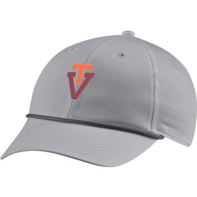 Virginia Tech Nike Golf L91 Vault Rope T Over V Logo Adjustable Hat