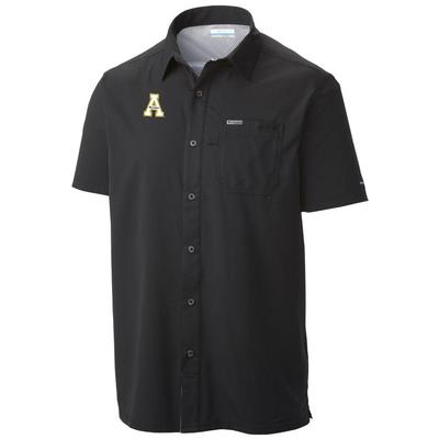 Appalachian State Columbia Men's Slack Tide Short Sleeve Woven Shirt