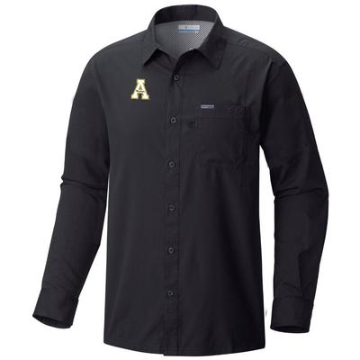 Appalachian State Columbia Men's Slack Tide Long Sleeve Woven Shirt
