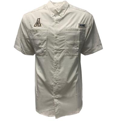 Appalachian State Columbia Men's Taimiami Short Sleeve Woven Shirt