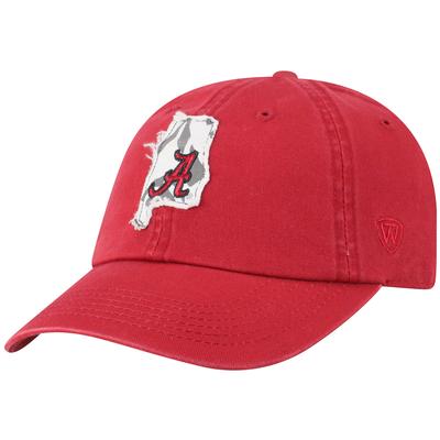 Alabama Top of the World Women's State Patch Adjustable Hat