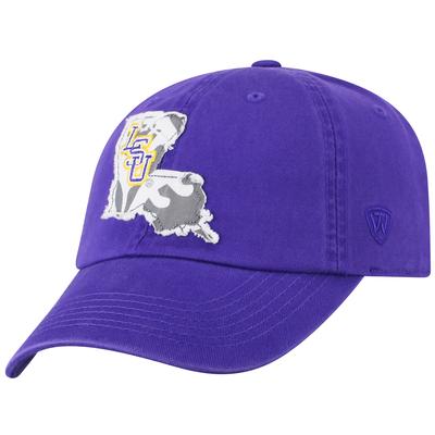 LSU Top of the World Women's State Patch Adjustable Hat