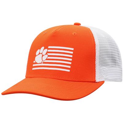 Clemson Top of the World Silicone Stripes Trucker Hat
