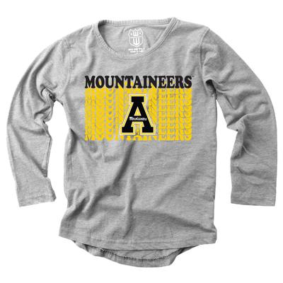 Appalachian State Youth Burnout Long Sleeve Tee