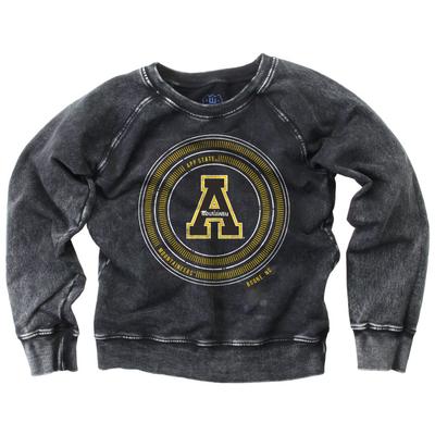 Appalachian State Youth Faded Fleece Crew