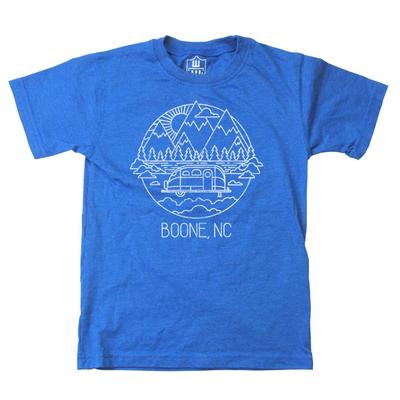 Wes and Willy Kids Mountain RV Sketch Short Sleeve Tee